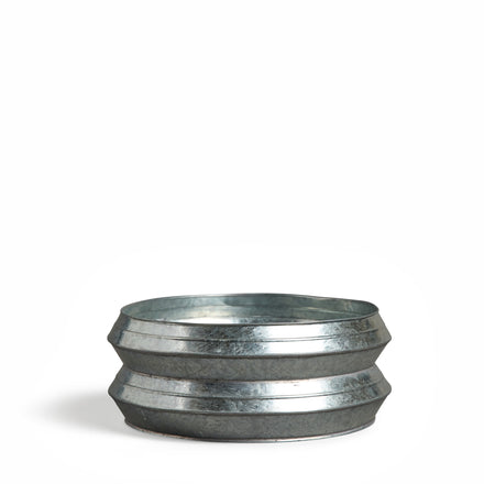 Zigzag Fruit Bowl in Galvanized Steel