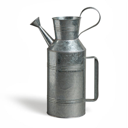 Large Watering Can in Galvanized Steel