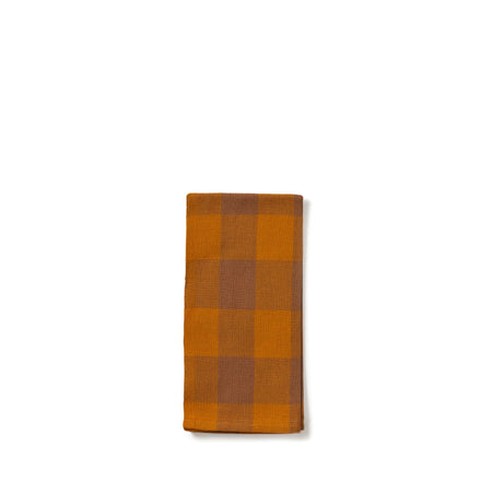 Big Gingham Napkin in Turmeric (Set of 2)
