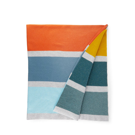 Merino Lambswool Palette Throw in Midcentury