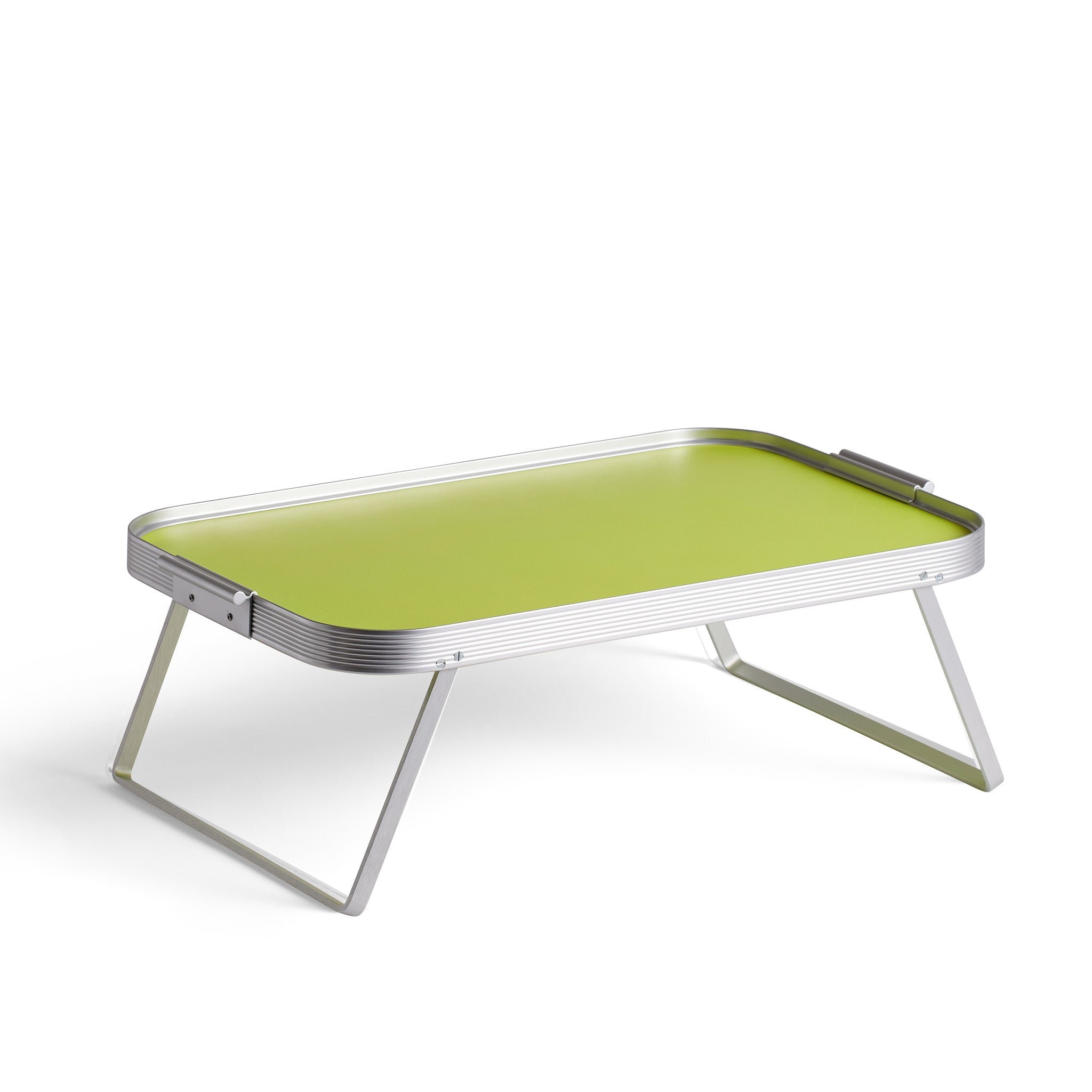 Lap Tray in Luminous Yellow with Silver Surrounds Zoom Image 1