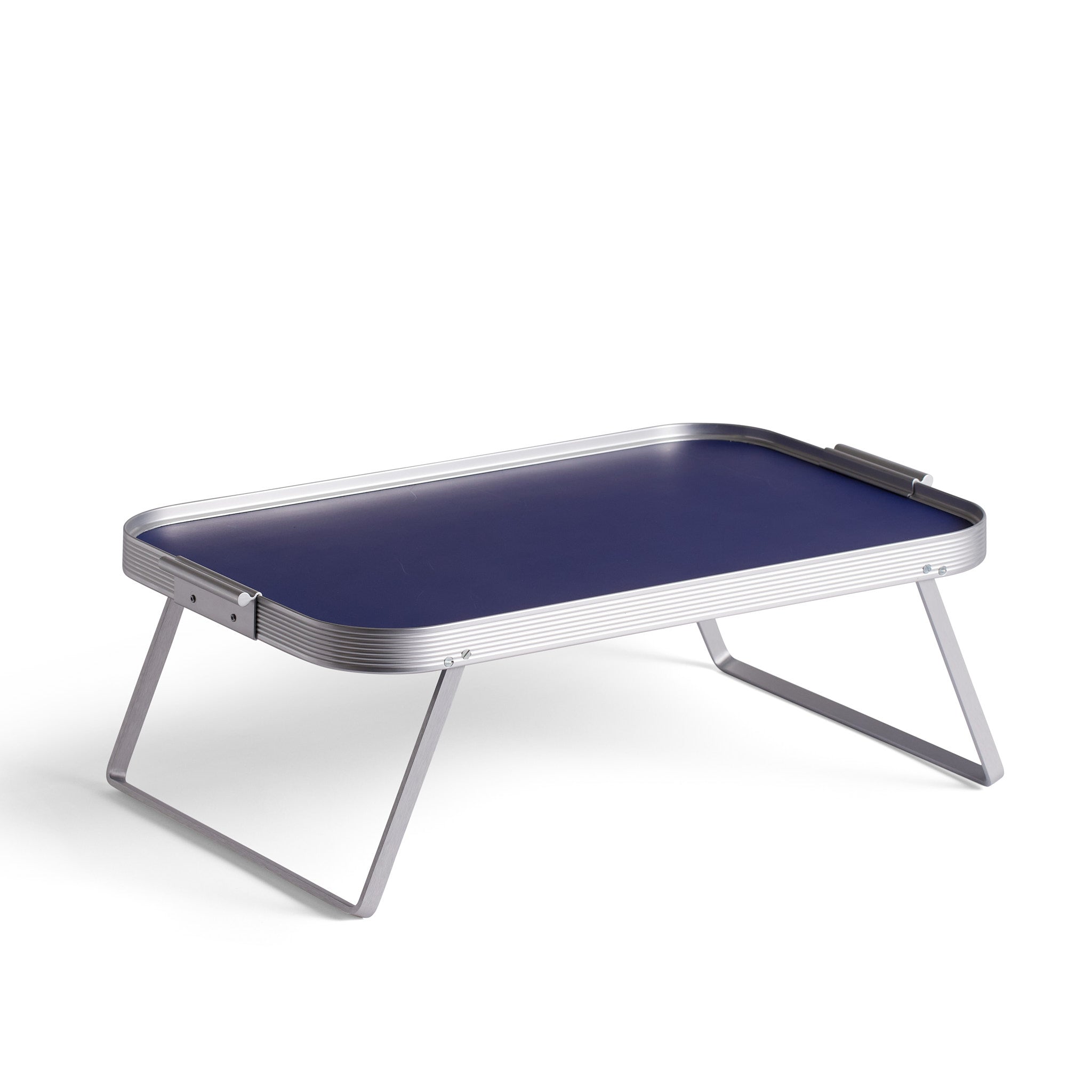 Lap Tray in Night Blue with Silver Surrounds Zoom Image 1