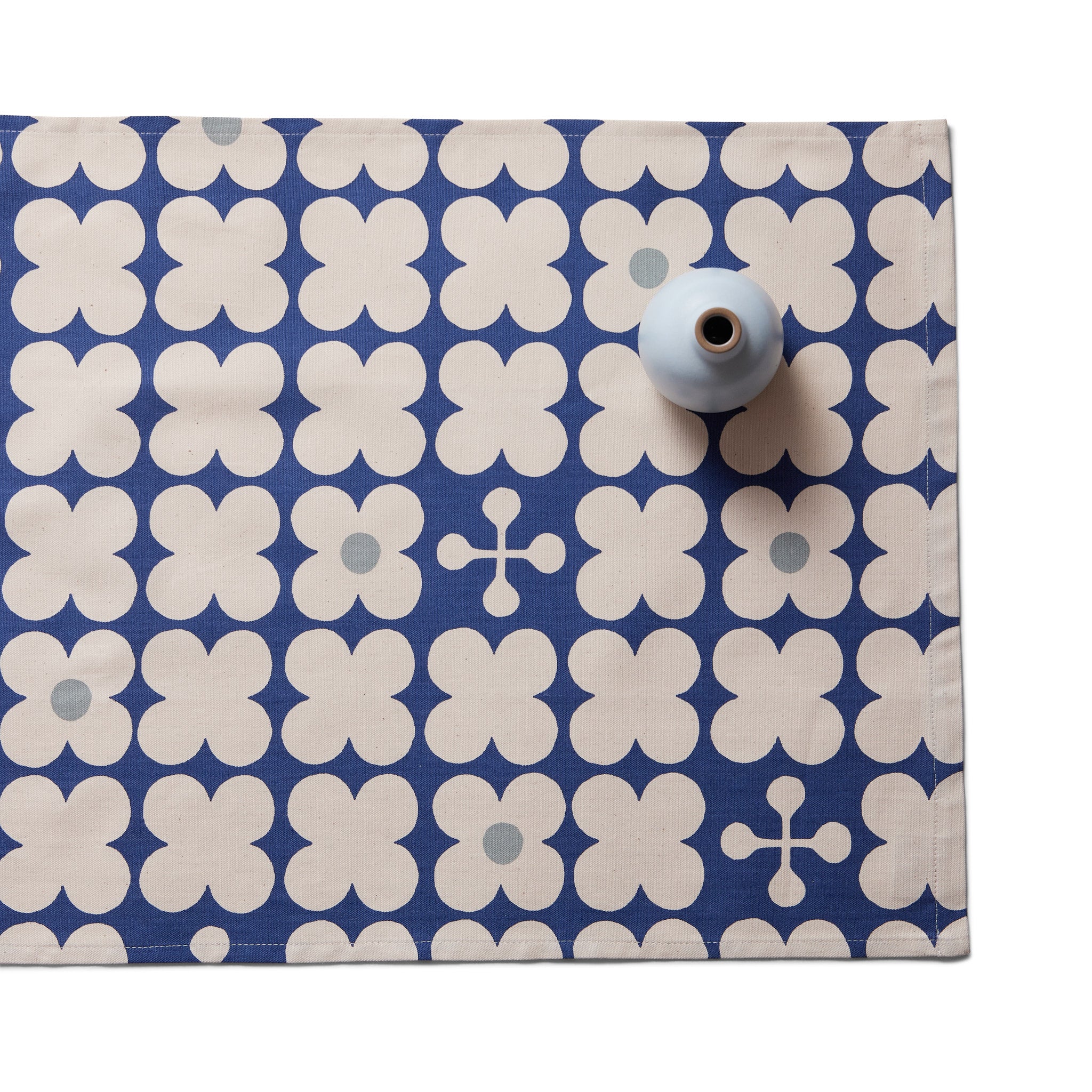 Scandi Candy Runner in Inky Blue Zoom Image 1