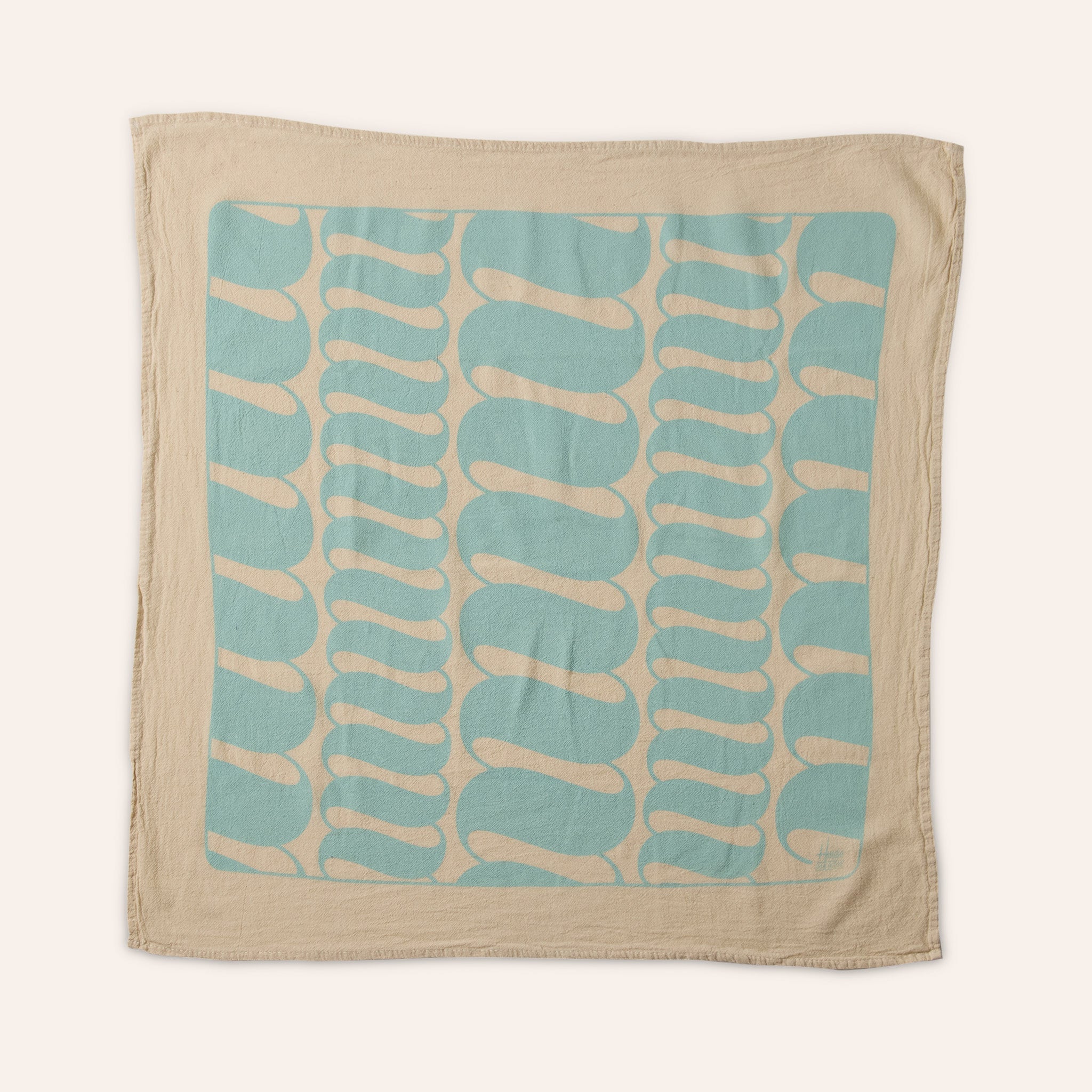 Tea Towels in Nimbus and Grass (Set of 2)