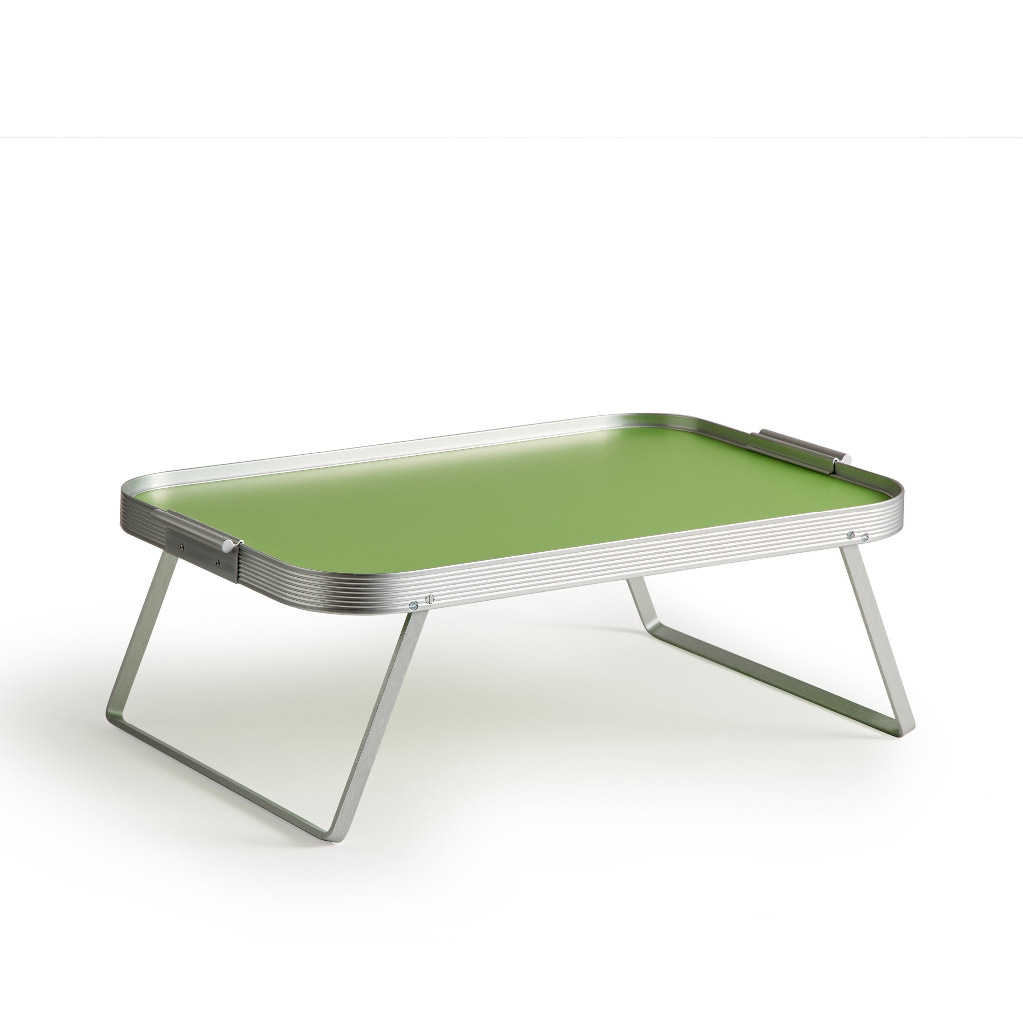 Lap Tray in Summer Green with Silver Surrounds Zoom Image 1