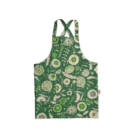 Flourish Apron in Forest