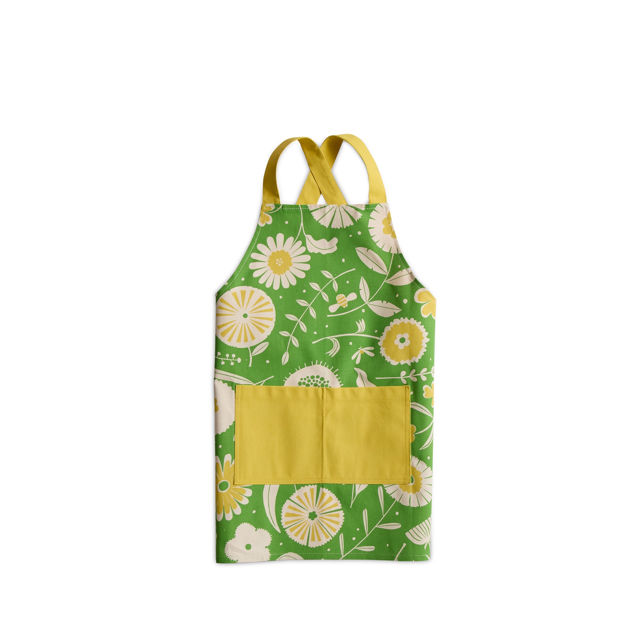 Flourish Mini Apron in Grass Green Zoom Image 1