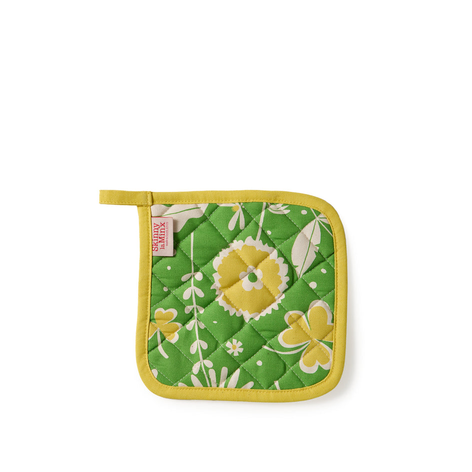 Flourish Pot Holder in Grass Green Image 1