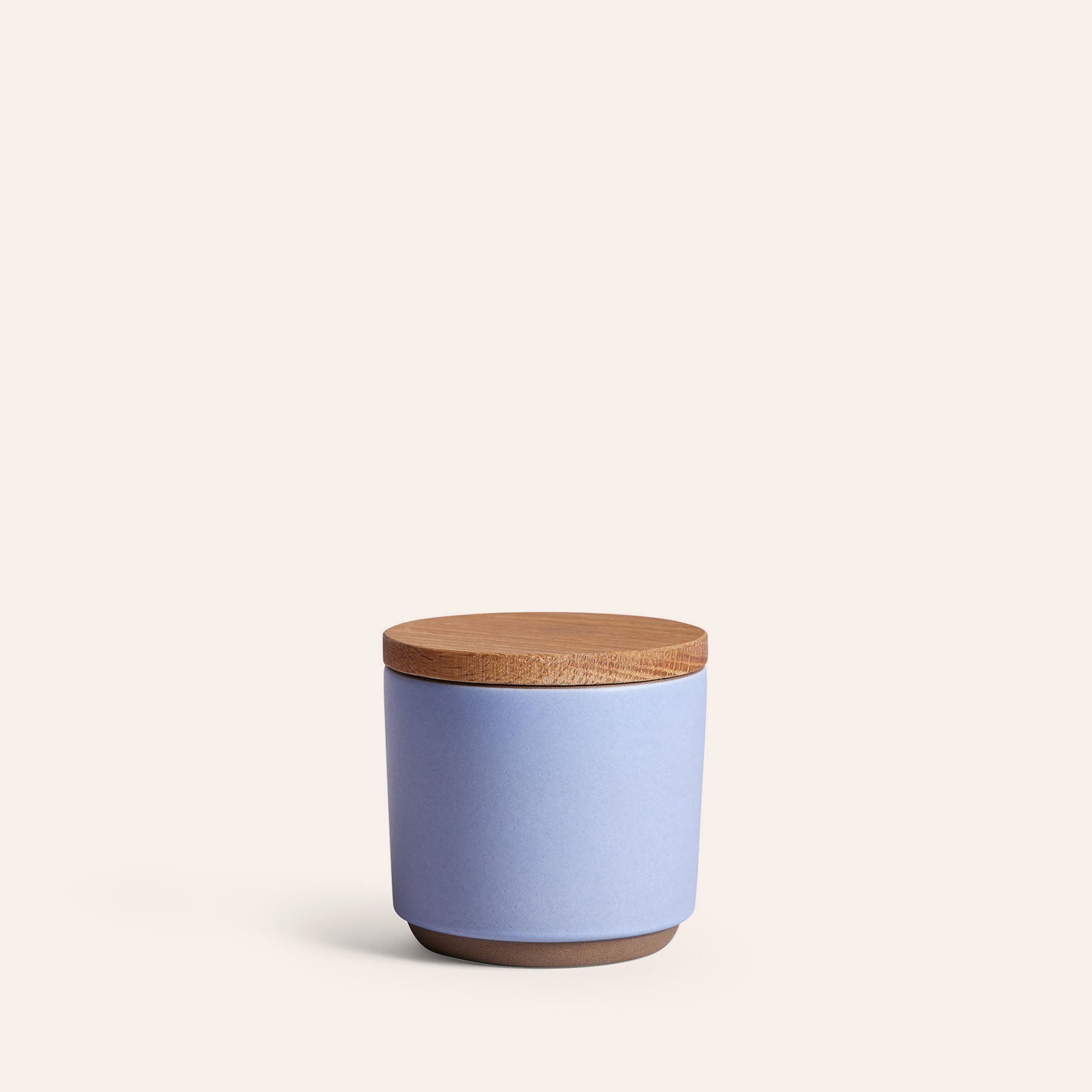 Container with Wooden Lid in Dawn