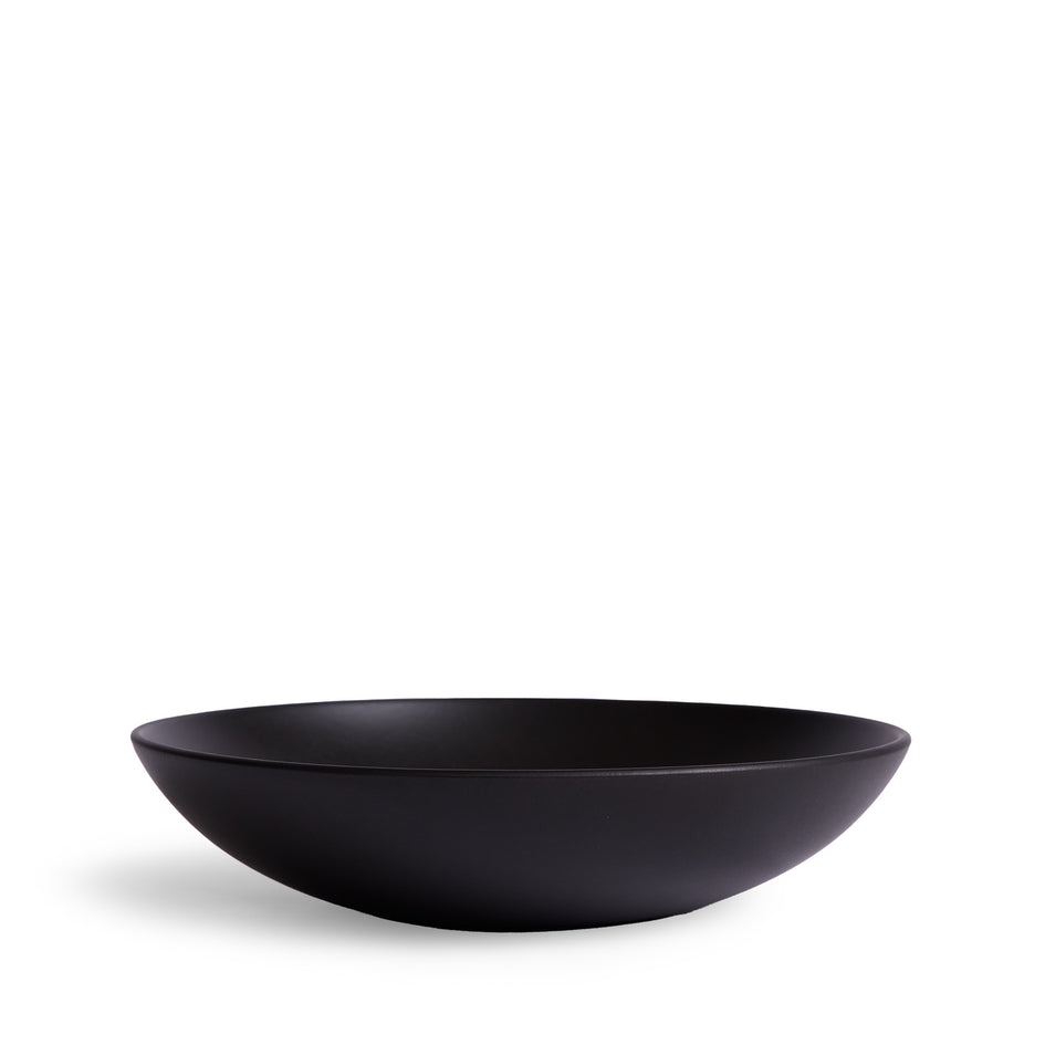Shallow Salad Bowl in Obsidian Image 1