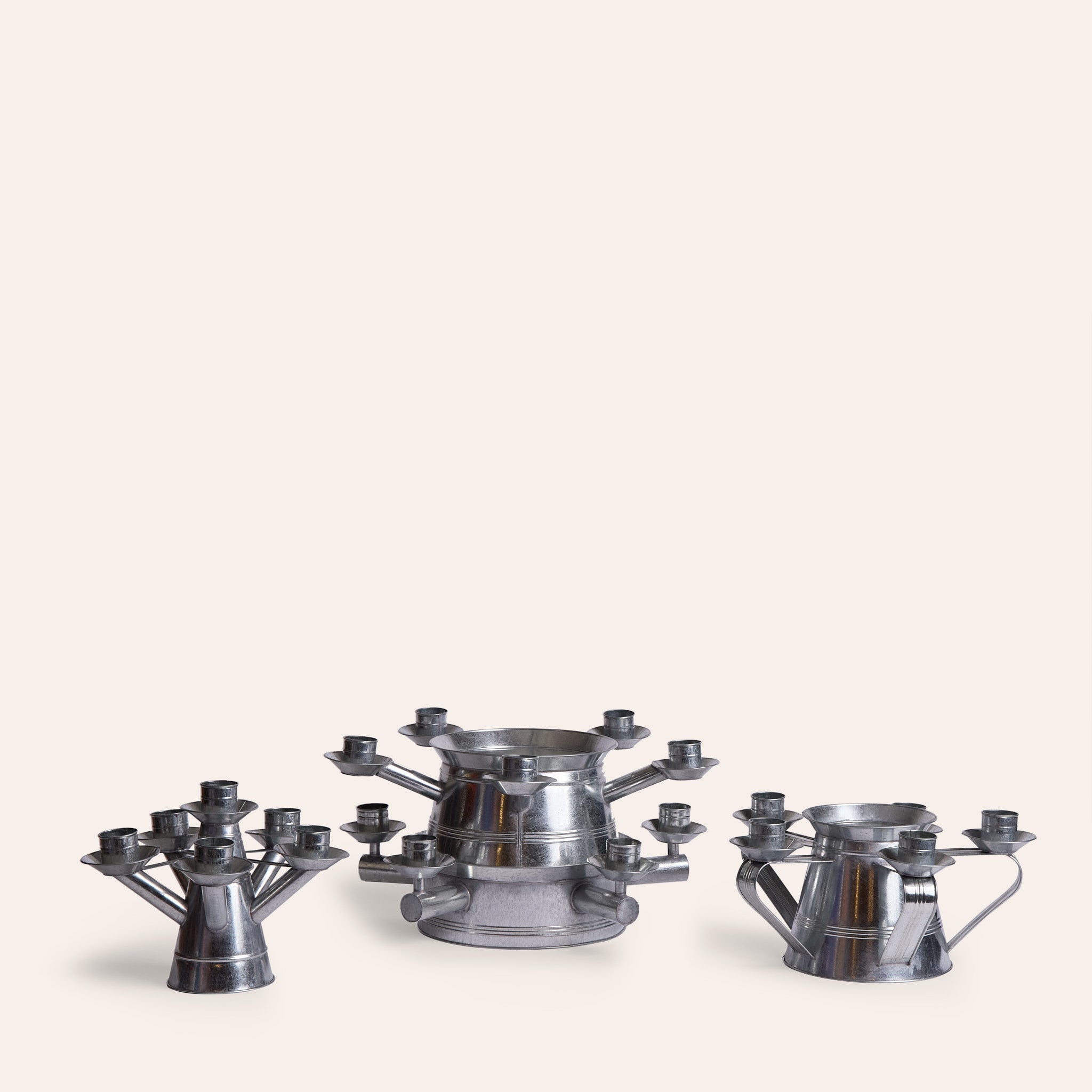 Galvanized Steel Candle Tower