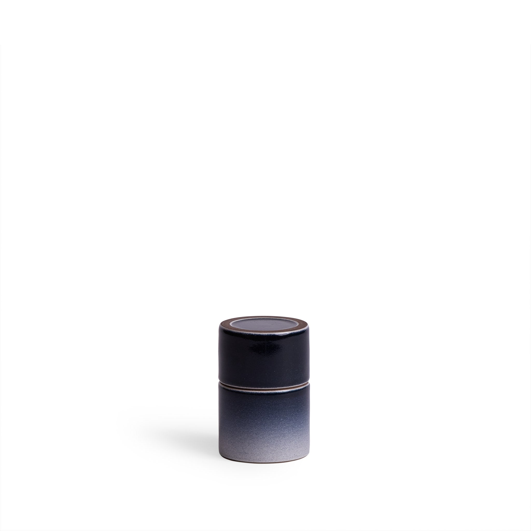 Matchstick Holder in Midnight and Mid-Century White Zoom Image 1
