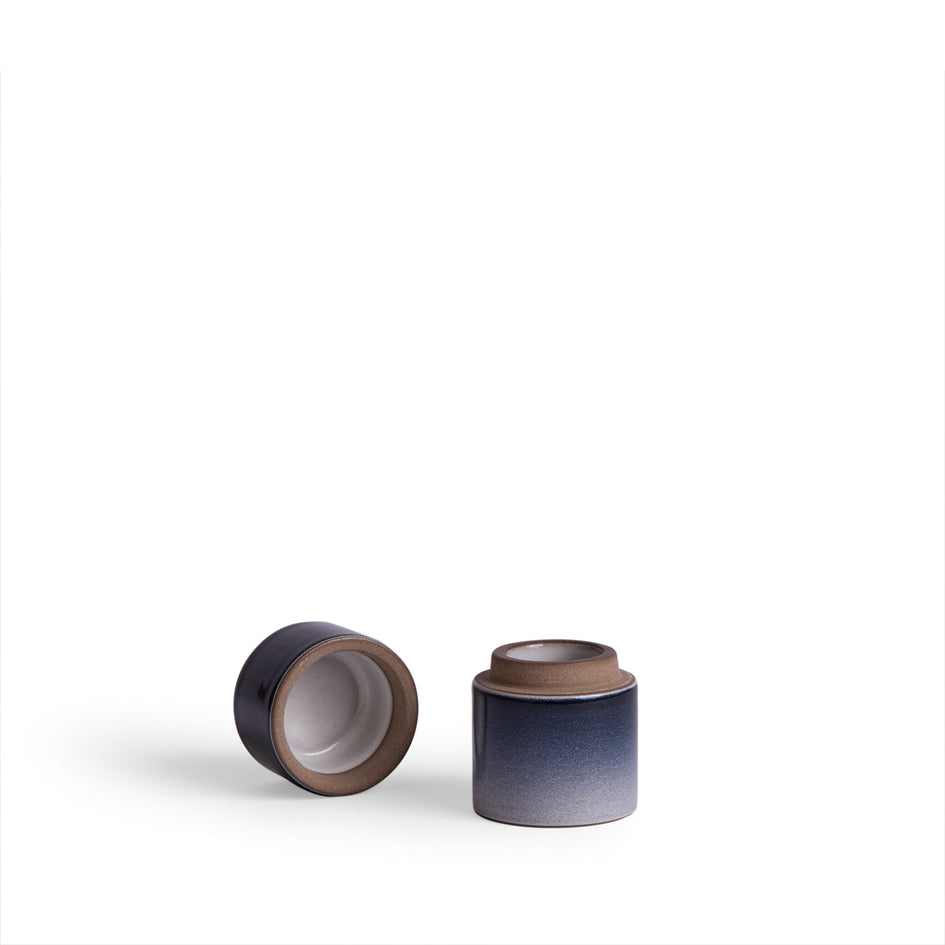Matchstick Holder in Midnight and Mid-Century White Image 2