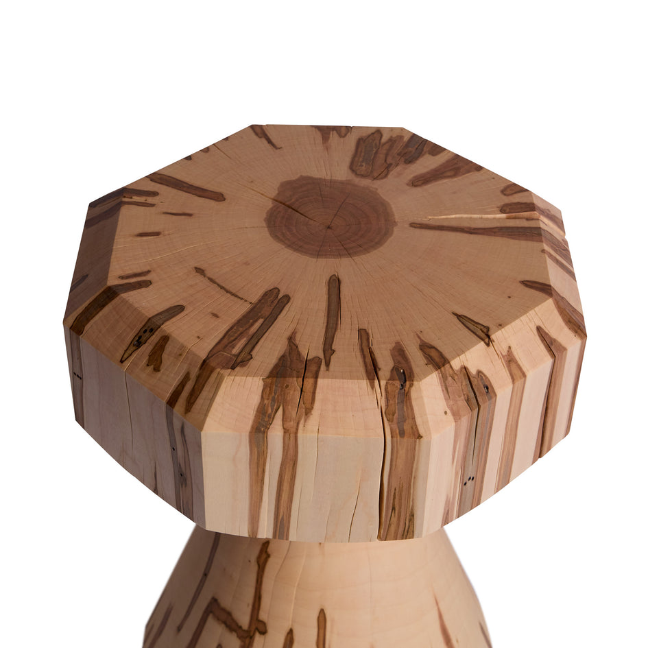 #3 8-Sided Facet Pedestal in Ambrosia Maple Image 2