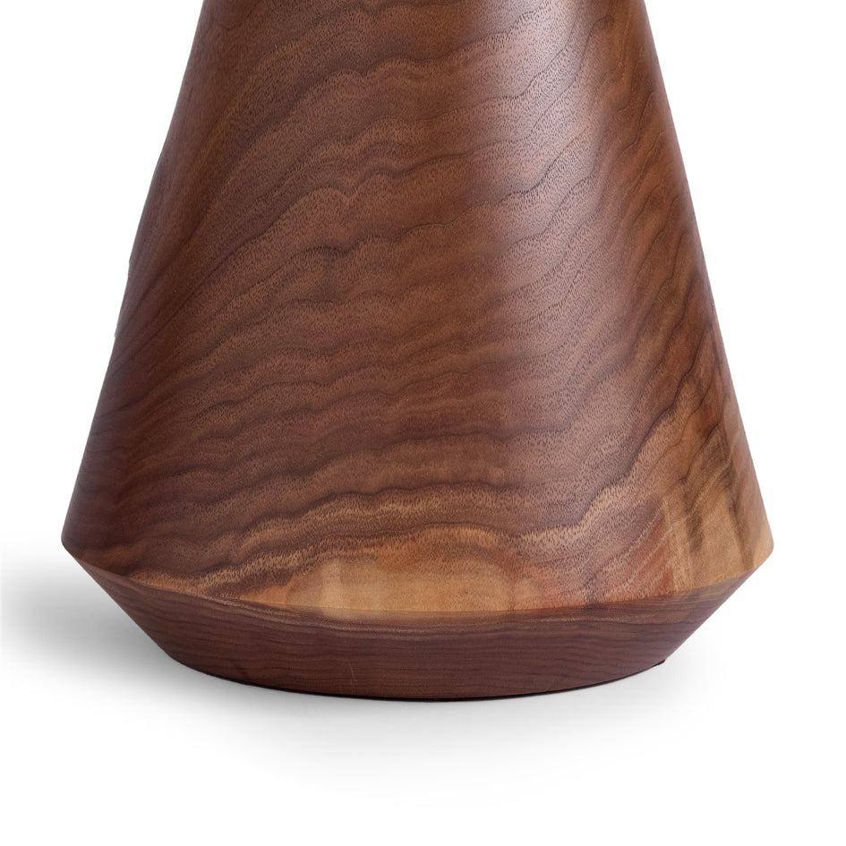 #5 6-Sided Facet Pedestal in Walnut Image 4