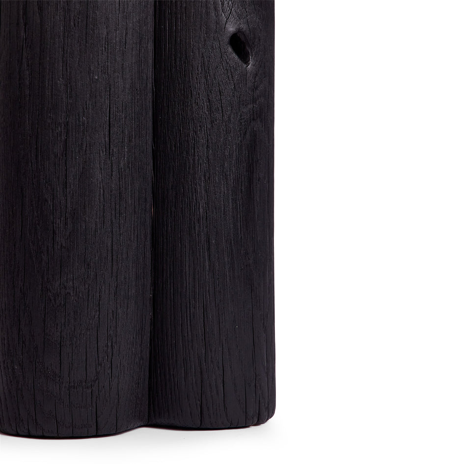 #6 Lobed Pedestal in Charred Oak Image 4