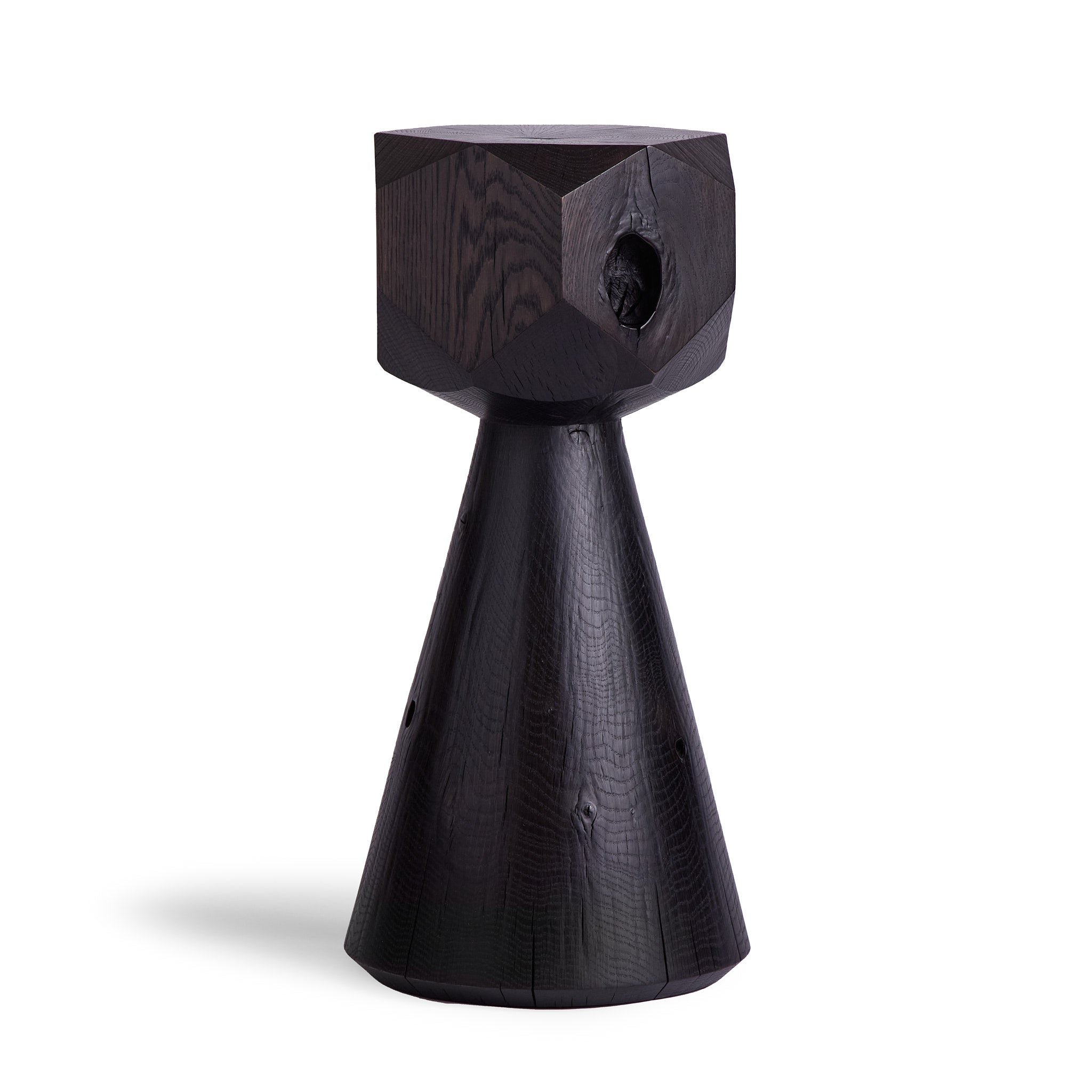#7 Multi-Facet Pedestal in Oxidized Oak Zoom Image 1