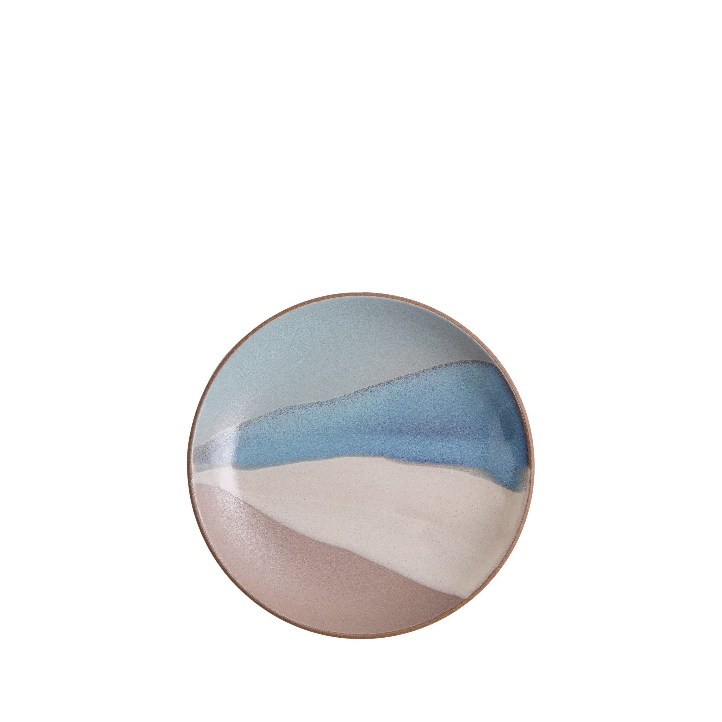 Annual Edition Salad Plate in Aqua Landscape Zoom Image 1