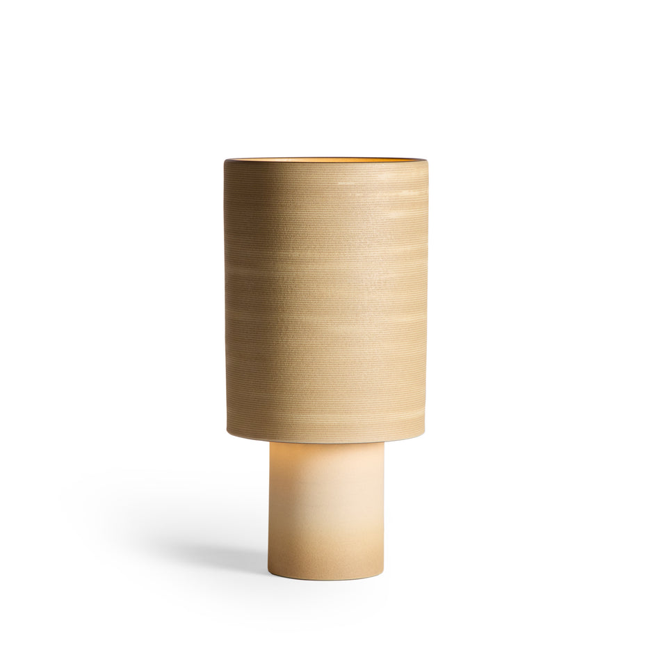 Stack Tall Table Lamp in Hickory and Barley Image 1
