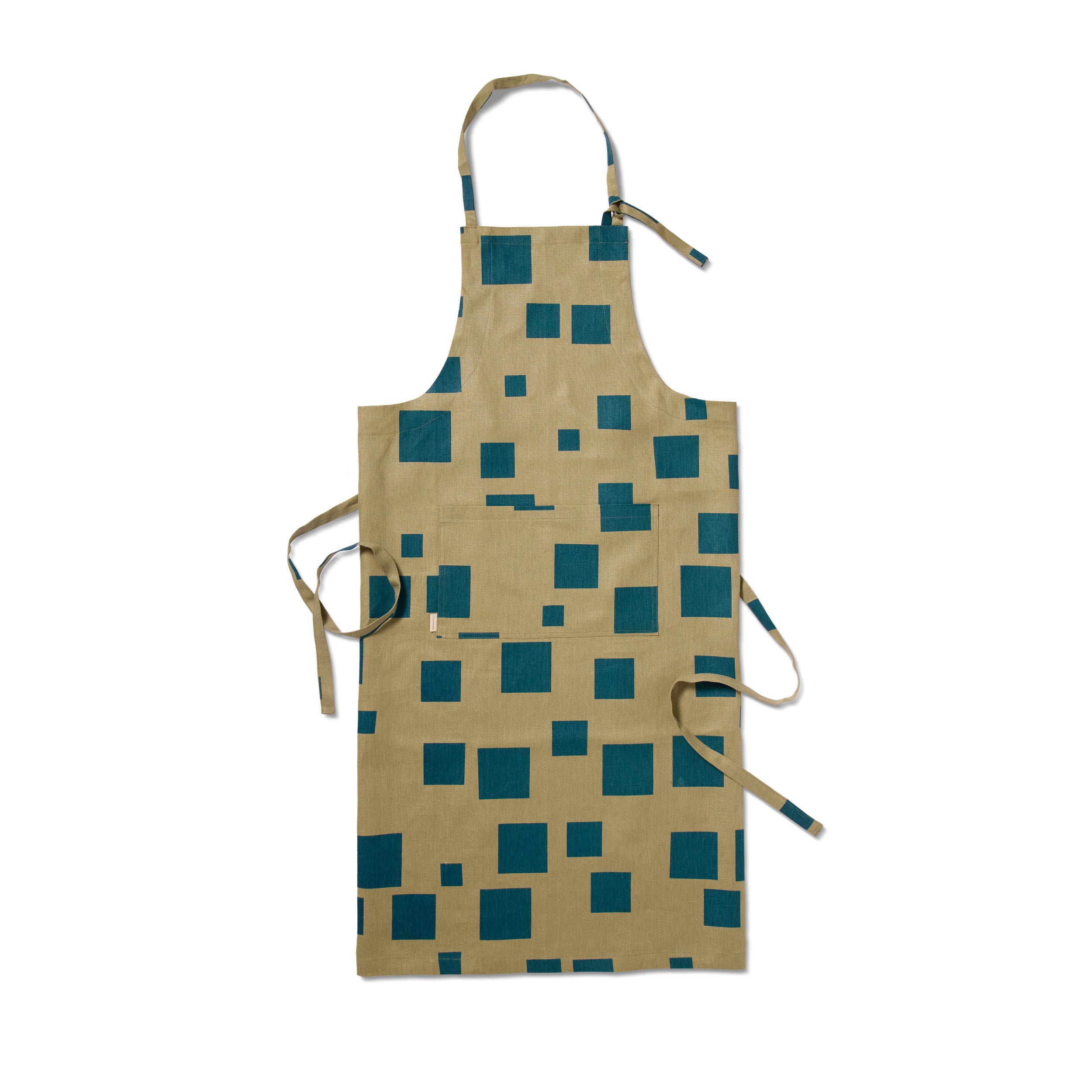 Casa Pattern Jennifer Apron in Peacock & Seaweed Zoom Image 1