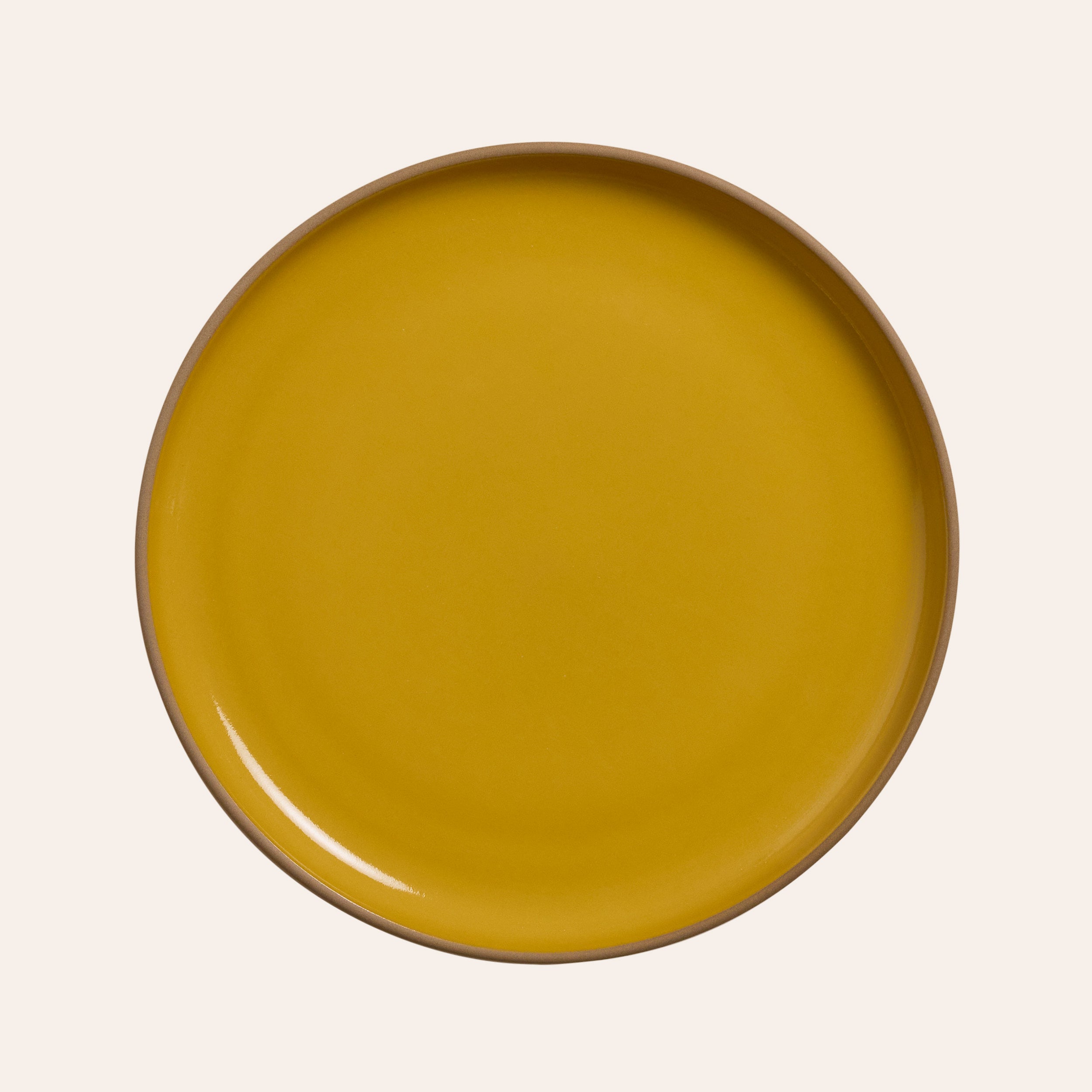 Coupe Serving Platter in Sunflower Gloss