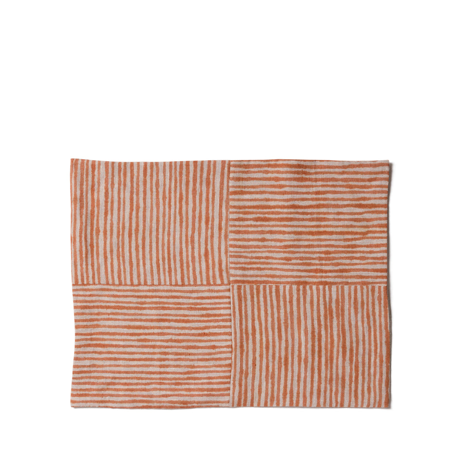 Patchwork Placemat in Grapefruit Image 1