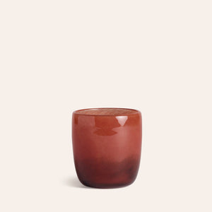Two Tone Glass Cup in Grapefruit