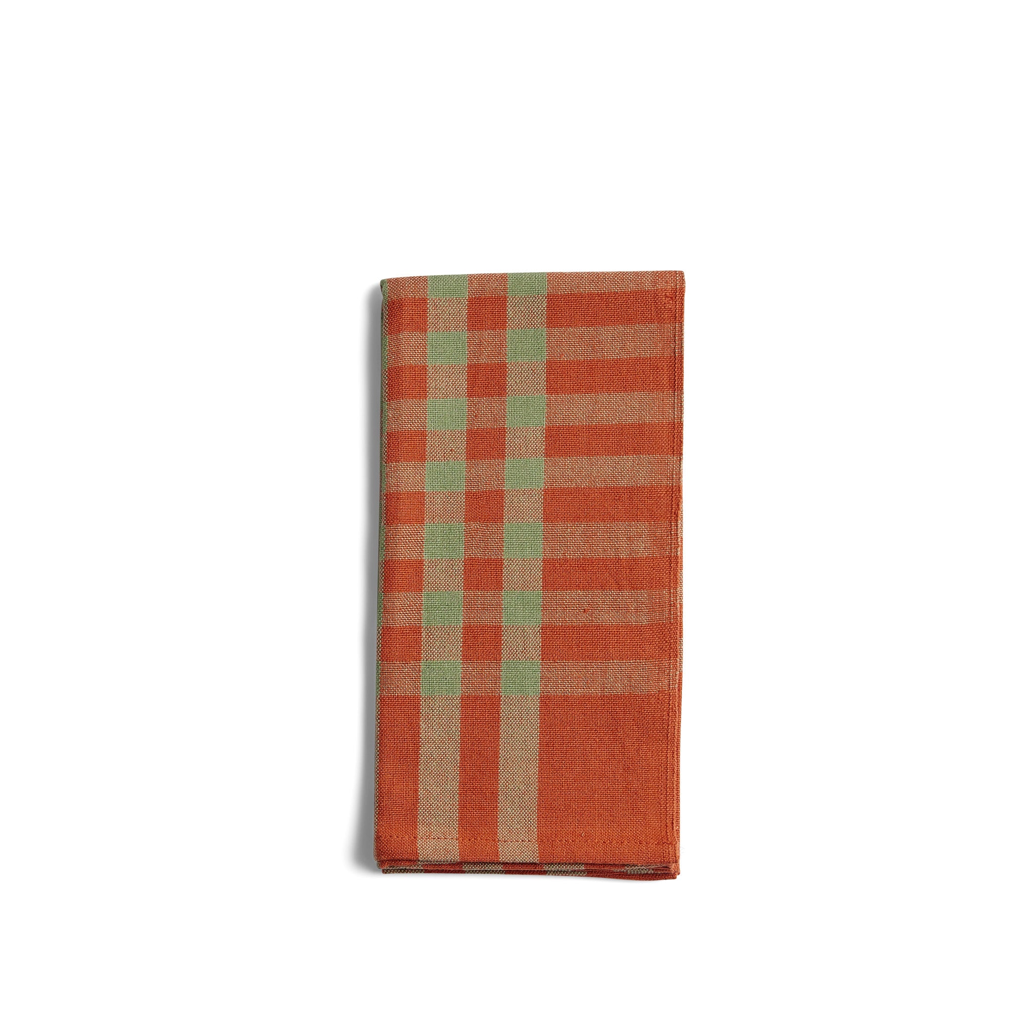 Grid Napkin in Squash (Set of 2) Zoom Image 1