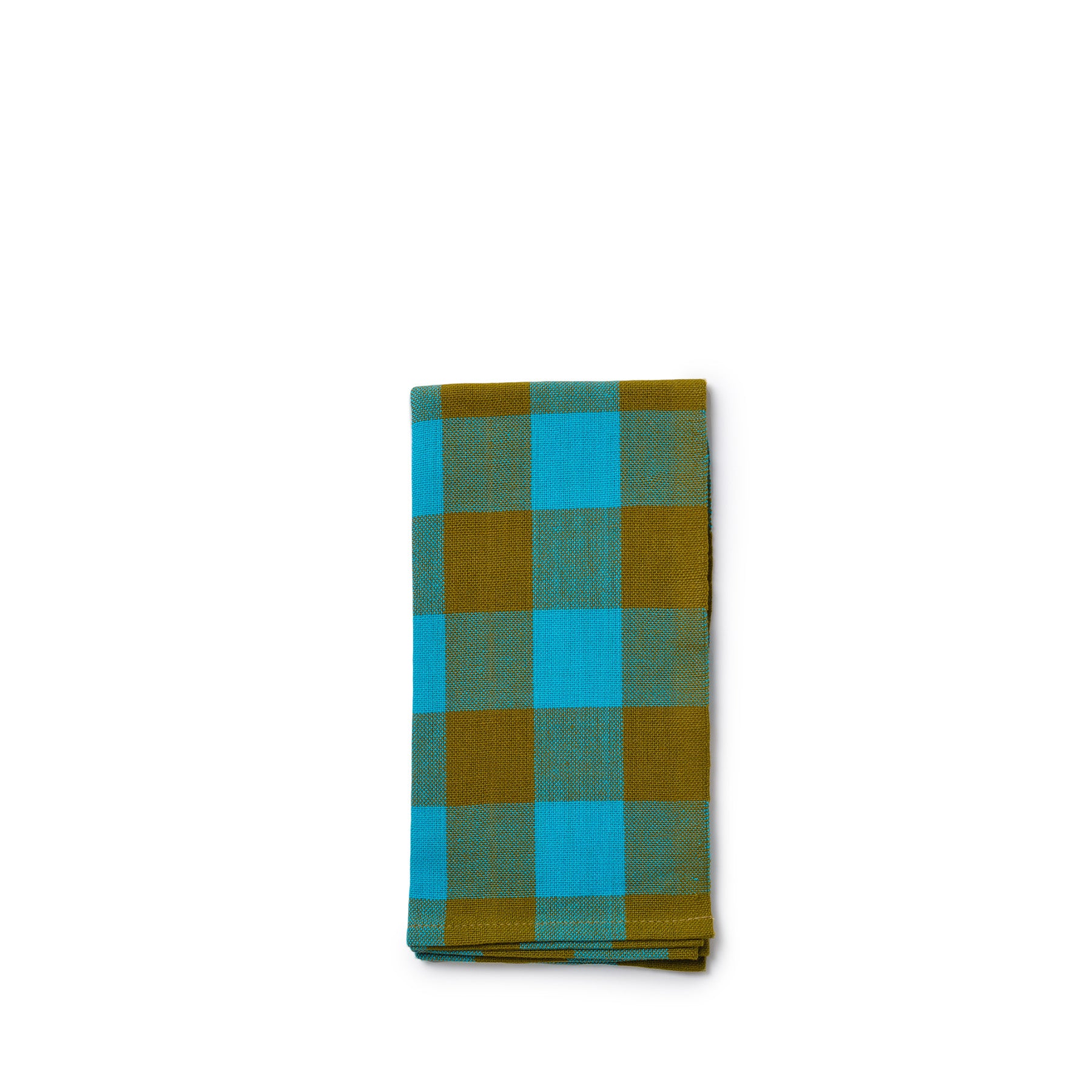 Big Gingham Napkin 2 in Blue (Set of 2) Zoom Image 1