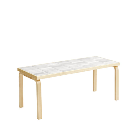Tile Table Rectangular in White+