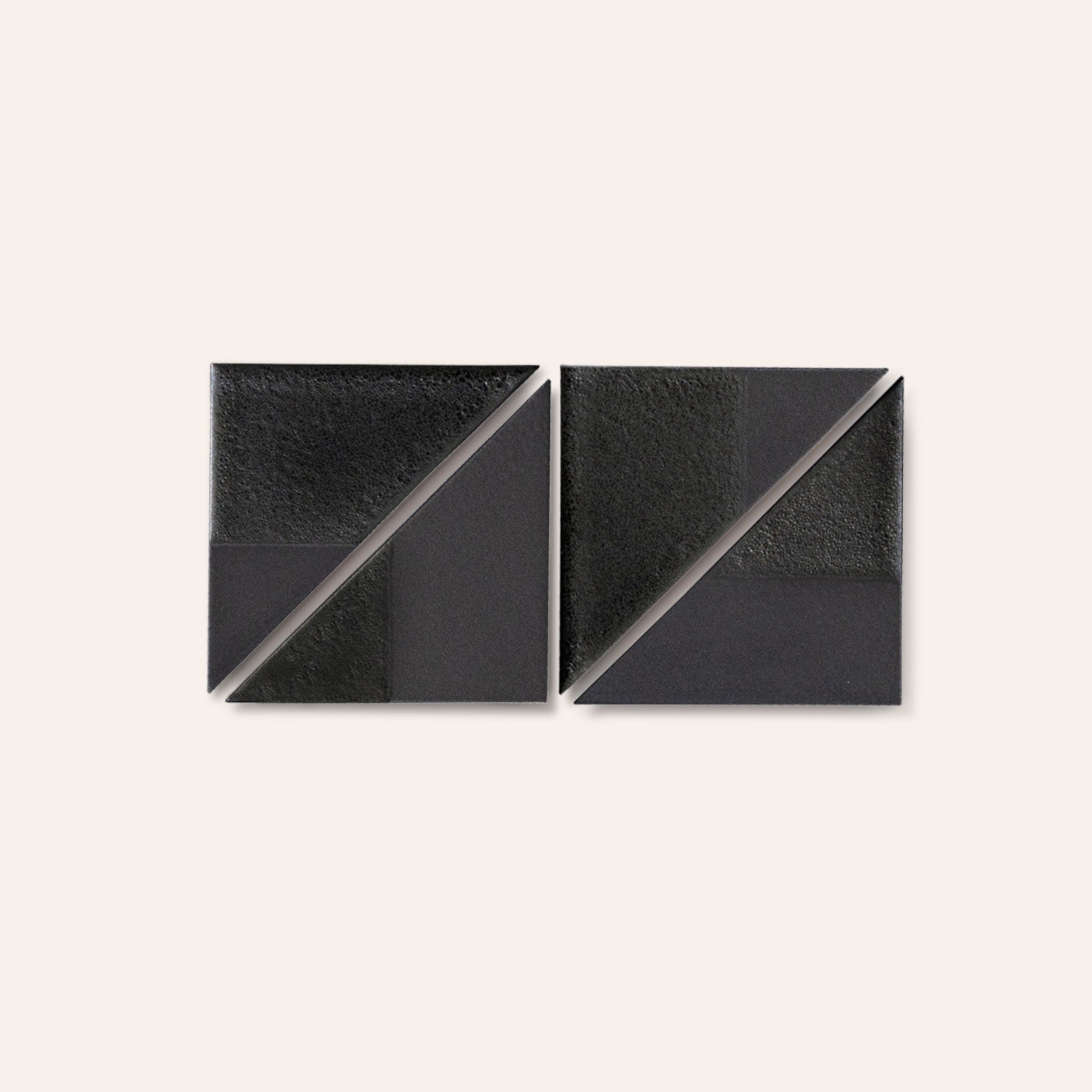 DG12 Sample in Basalt Lava Blend Triangles