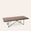 Walnut Coffee Table with Sapphire Blue Base