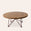 Quarter Sawn Oak Cocktail Table with Wine Red Base