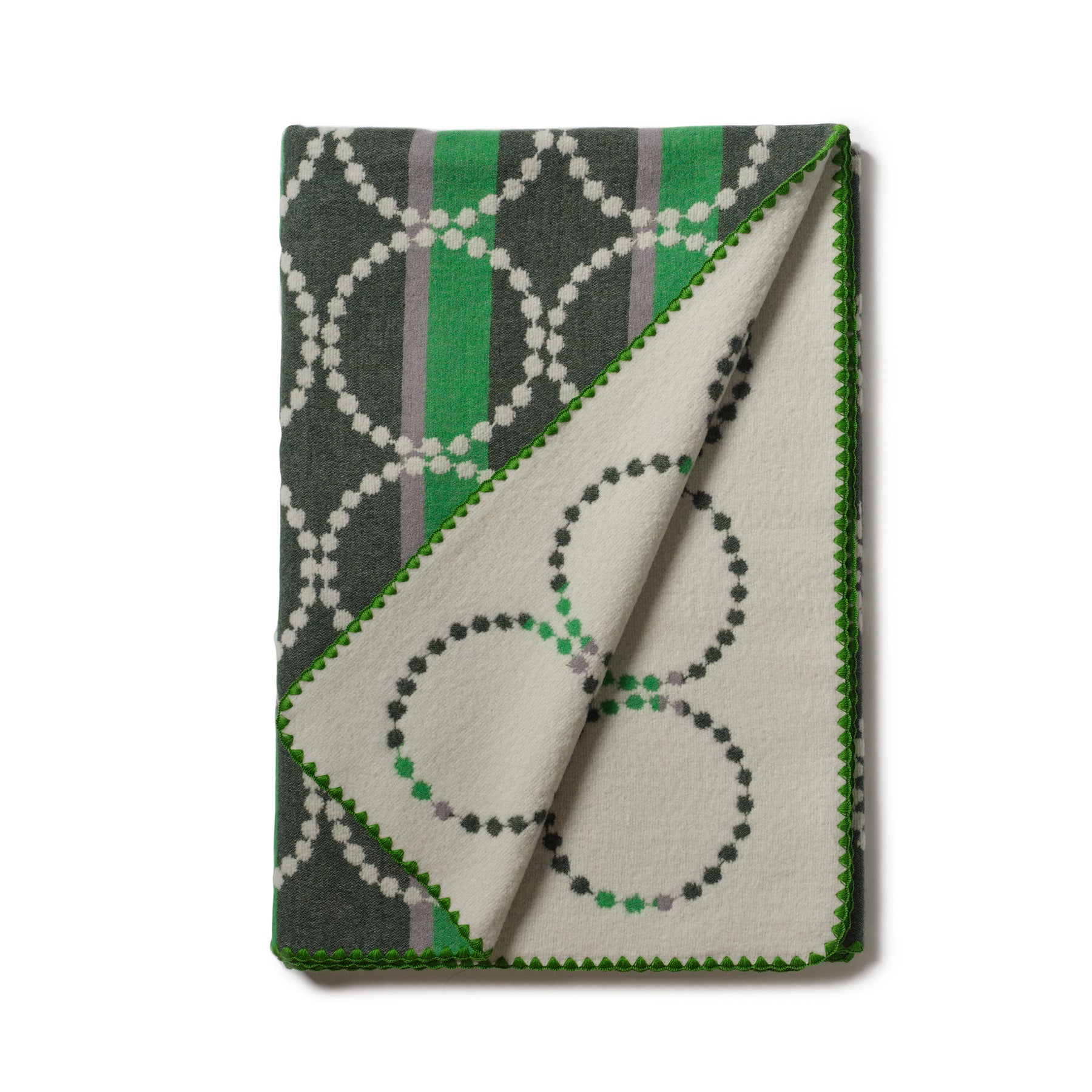 Tambourine Blanket in Green Zoom Image 1