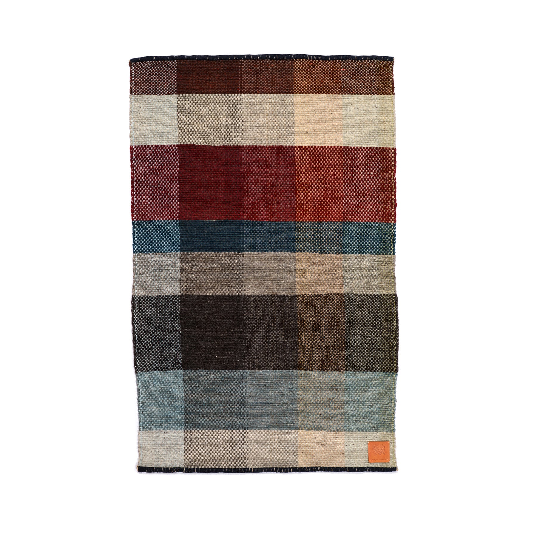 Wool Remnant Hand Woven Rug 7 Zoom Image 1