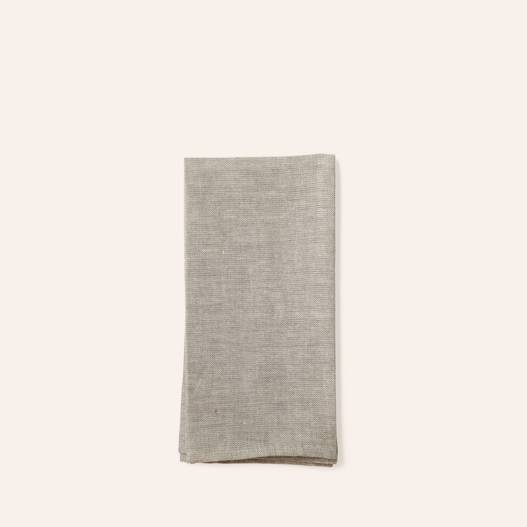 Linen Hopsack Napkins in Natural Gray (Set of 2)