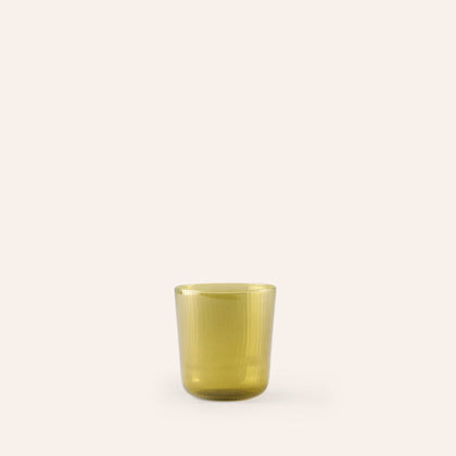 Luisa Acqua Glass in Citrine Green (Set of 2)