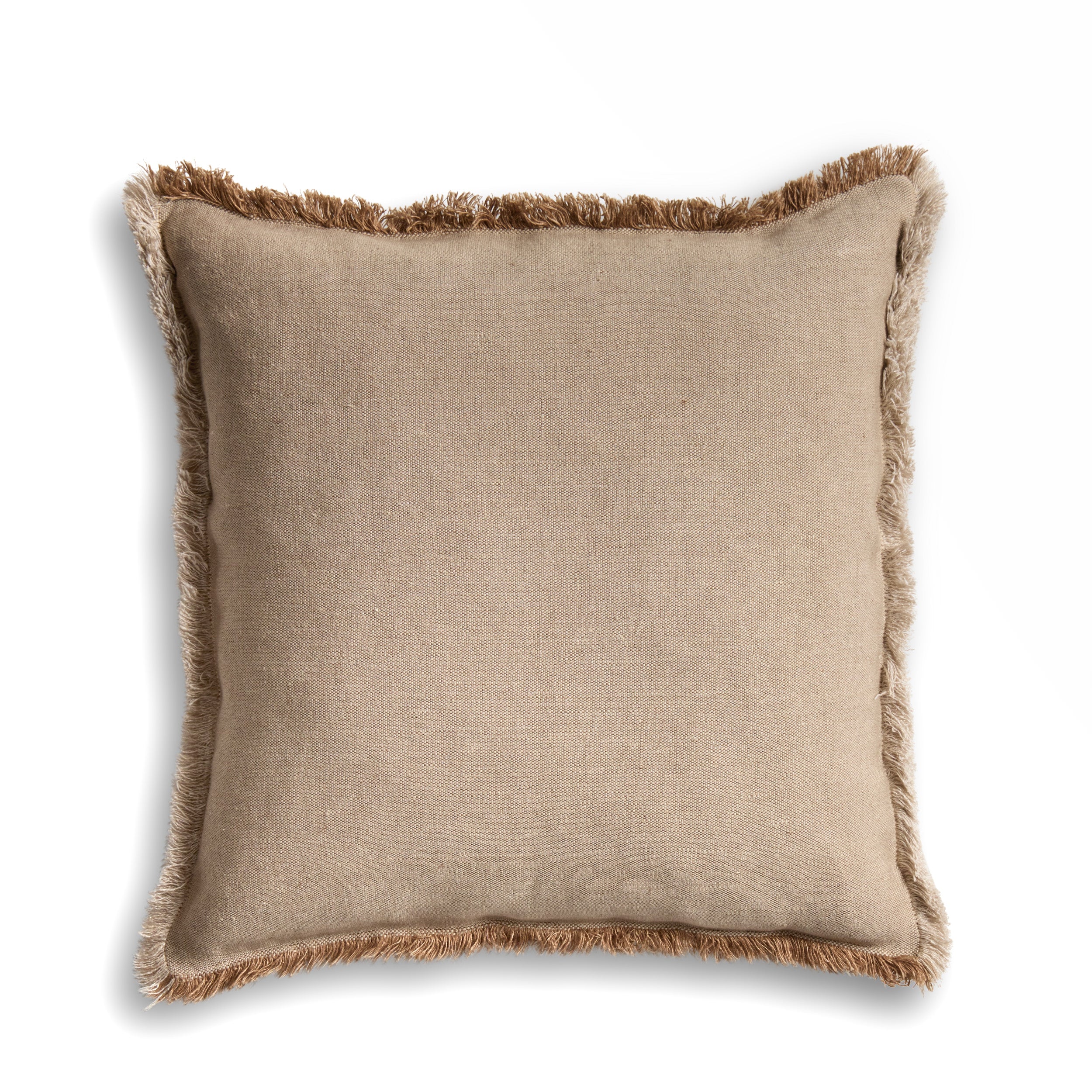 Hopsack Cushion in Isabella Beige Zoom Image 1