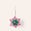 Large Star Ornament in Pink/Silver/Blue