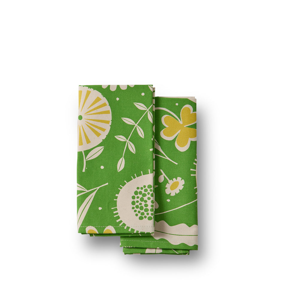 Flourish Napkin in Grass Green (Set of 2) Image 1