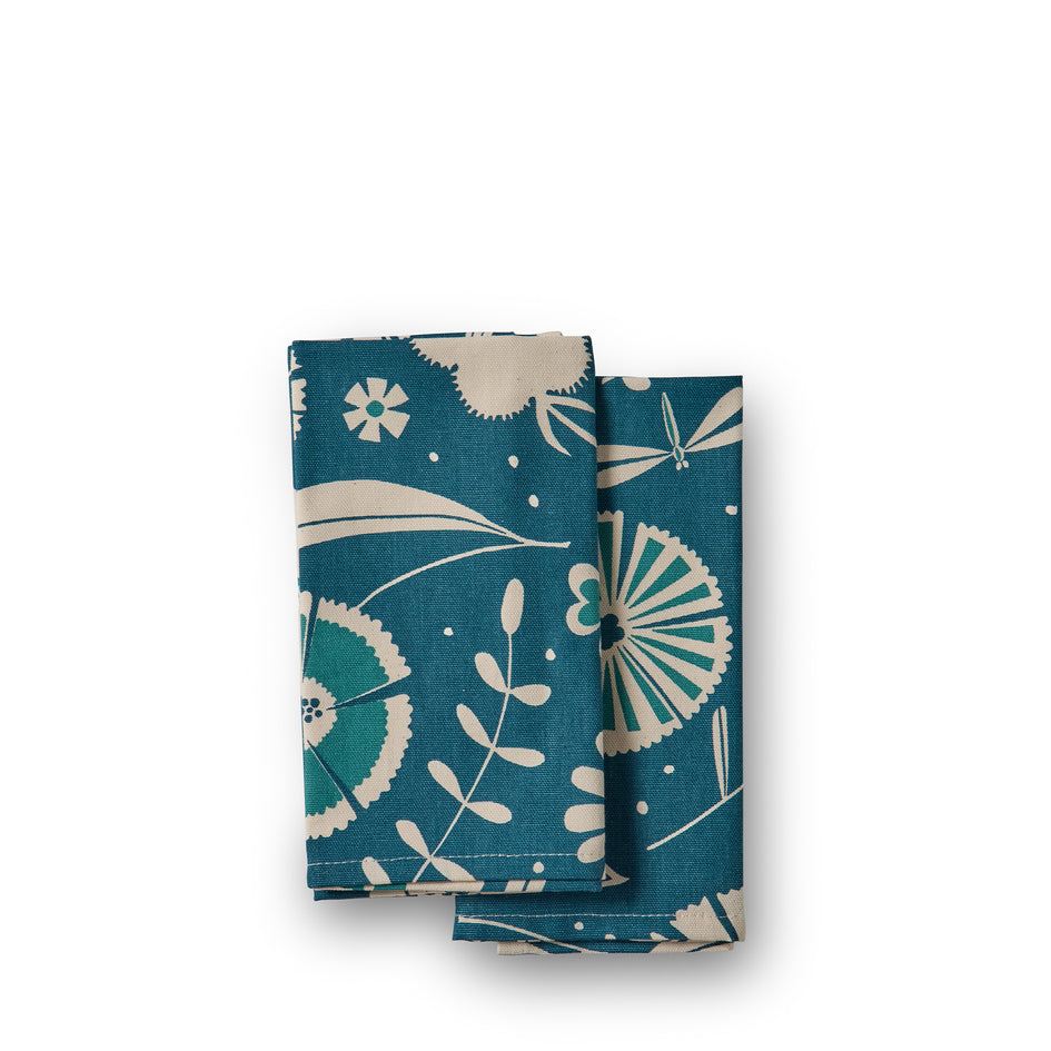 Flourish Napkin in Midnight (Set of 2) Image 1