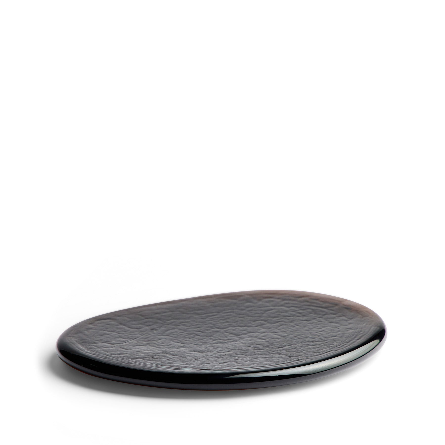Recycled Glass Small Three-Legged Platter Zoom Image 1