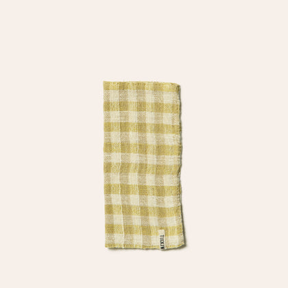All Day Napkins in Moss Gingham (Set of 4)