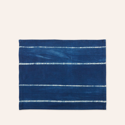Indigo Cotton Tie Dyed Placemat