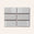 DG17 Sample in Mid-Century White Blend Rectangles