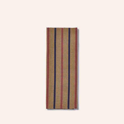 Slate Cotton Waffle Weave Tea Towel in Ochre