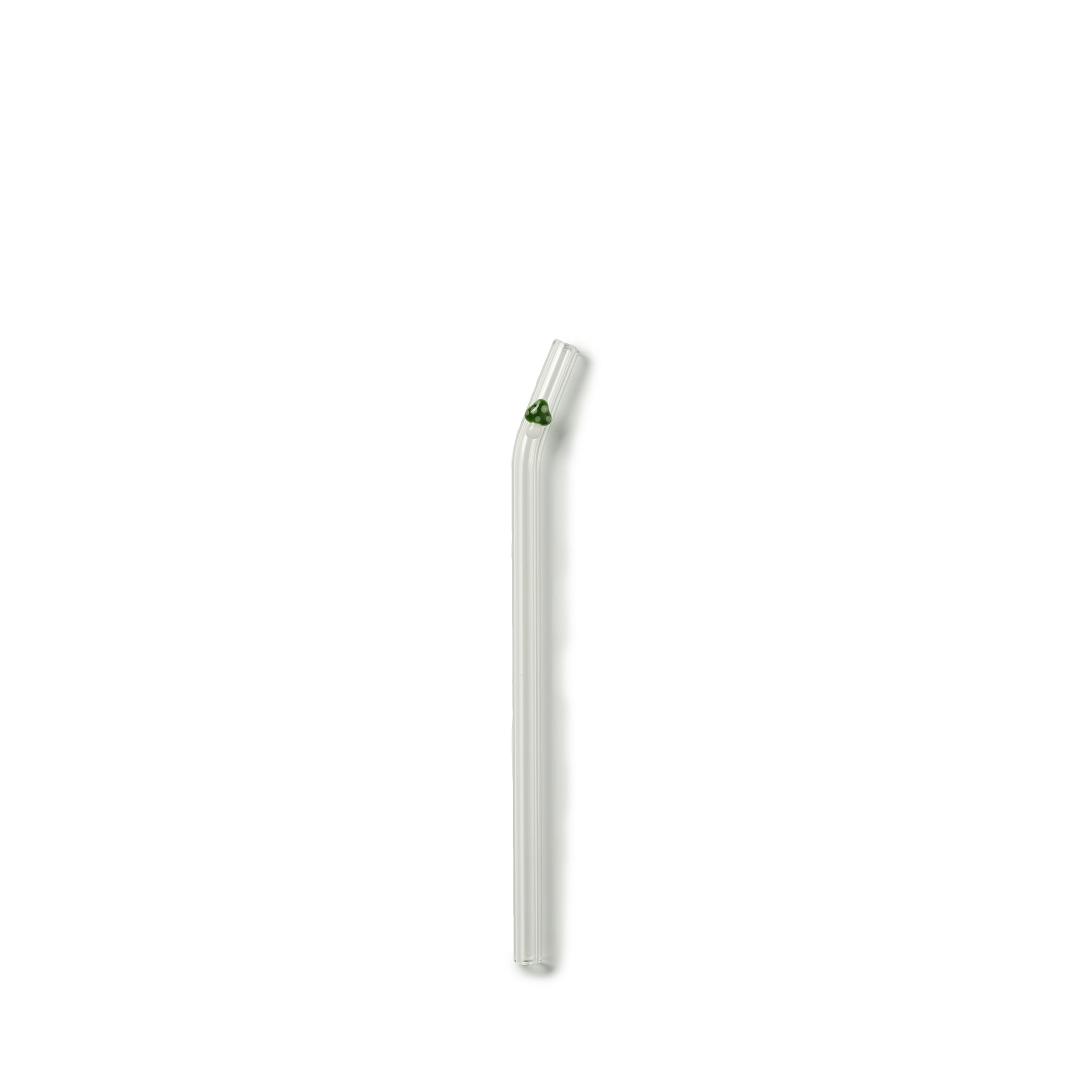 Green Mushroom Curved Straw Zoom Image 1