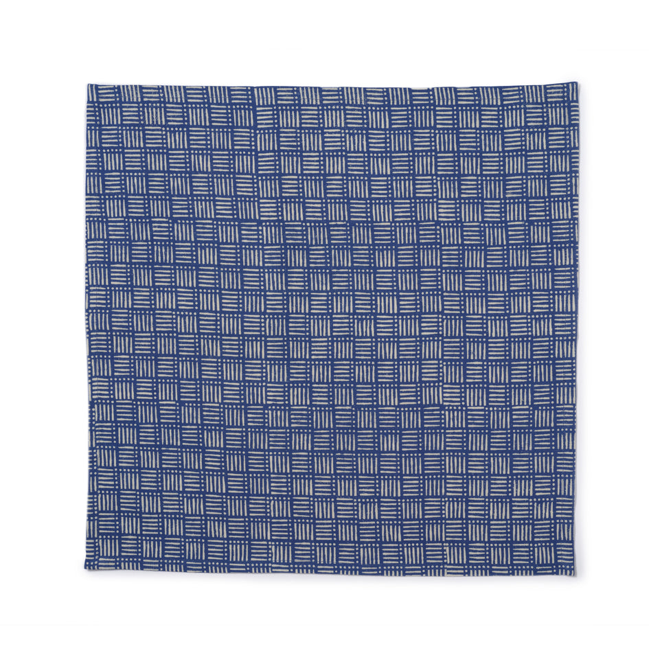 Hatch Napkin in Indigo Image 2
