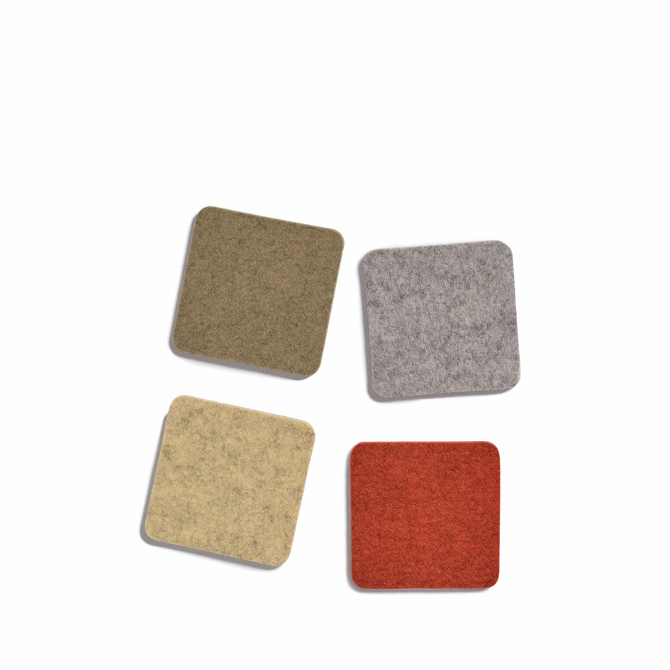 Square Coasters in Ikebana (Set of 4) Image 1