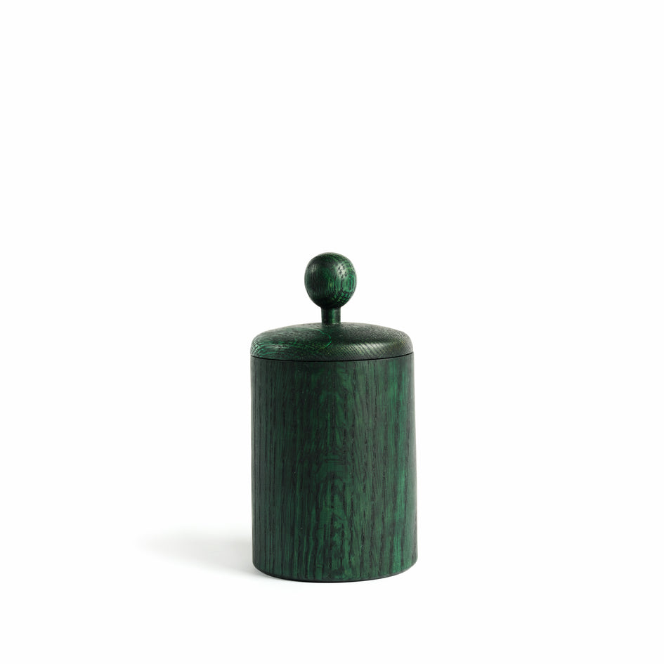 Tall Container with Circle Lid in Viridian Image 1
